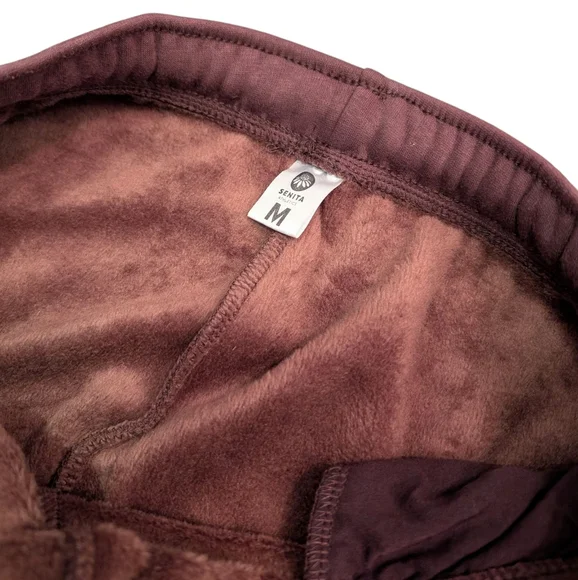 Senita Athletics The Classic Sweatpant Joggers Fossil Brown Size Medium NWOT - Picture 3 of 12